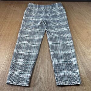 SOHO Apparel Ltd Plaid Pull On Pants PXL Stretch Career Casual Work Pants